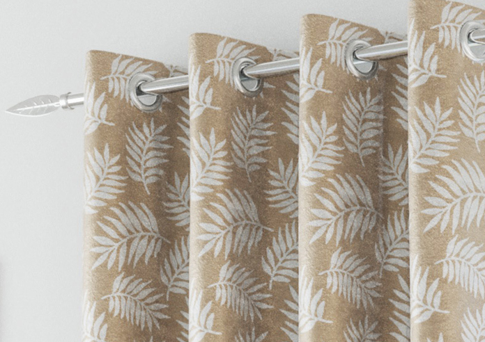 Oakland Eyelet, Latte - Ready Made Curtains - Image 9